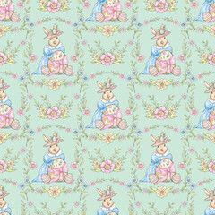 Sweet Easter Egg Seamless Pattern