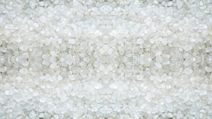 Close-Up of White Granulated Sea Salt