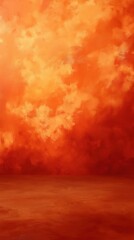 Warm orange gradient background with soft texture and artistic color blend