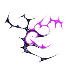 Stylized Cybersigil Element