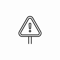 danger warning icon sign vector