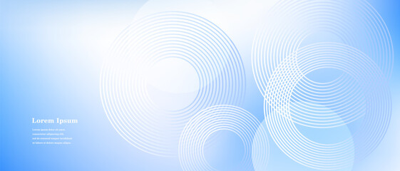 Naklejka premium 幾何学 抽象 ストライプ ライン サークル 背景