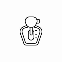 gear shift icon sign vector