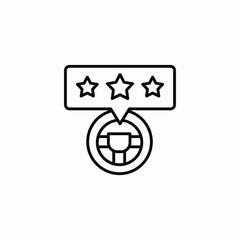 high quality driving icon sign vector