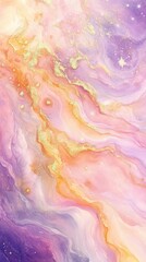 Fototapeta premium Abstract Pastel Gold Marble Art Painting