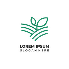 Beautiful Nature Logo Design with Green Elements