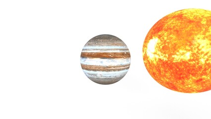 rotation of Jupiter planet