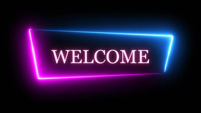 futuristic welcome intro video, modern intro animation, sleek motion graphics, digital welcome video,