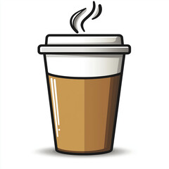 Savoring a warm beverage cozy  digital illustration intimate setting close-up view comfort concept