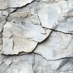 Gray grunge banner. Abstract stone background. The texture of the stone wall. Close-up. Light gray rock backdrop.