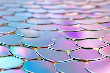 Fototapeta premium Colorful abstract circular pattern design.