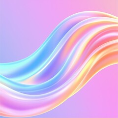 Fototapeta premium Colorful abstract wave design for creative projects.