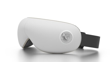 eye protector device on white background