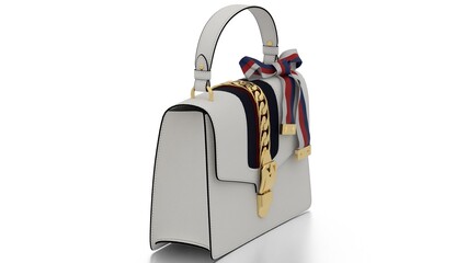 Women's Handbag on white background