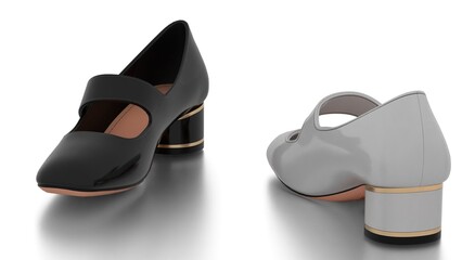 black and white shoes for lady