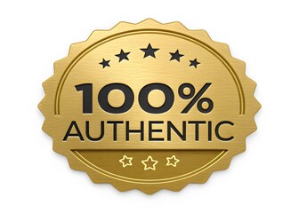 100% Authentic Product Seal | Genuine & Certified Design