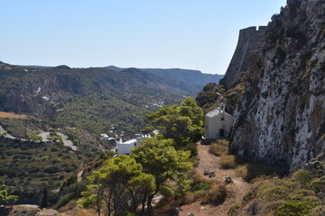 The stunning coastal scenery and landscapes of the Mediterranean Greek island of Kythira (Cythera), Greece