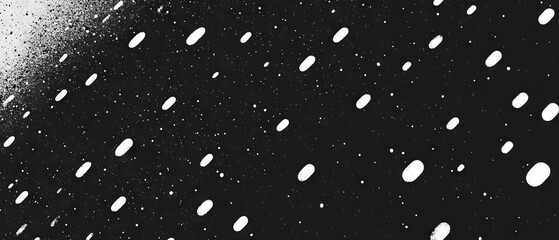 Grunge halftone texture with dots on a black background creating an industrial feel