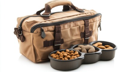 A sleek and practical snack bag designed for convenience. Perfect for outings or events. Carry your favorite treats wherever you go. Generative AI