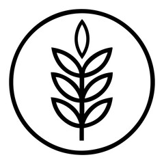 Wheat Agriculture Watt Ear Logo Template Vector Icon Design