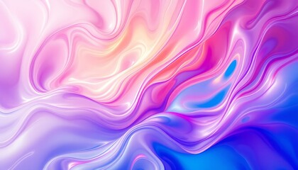 Fototapeta premium Abstract swirls, vibrant colors, fluid motion, background design, website header