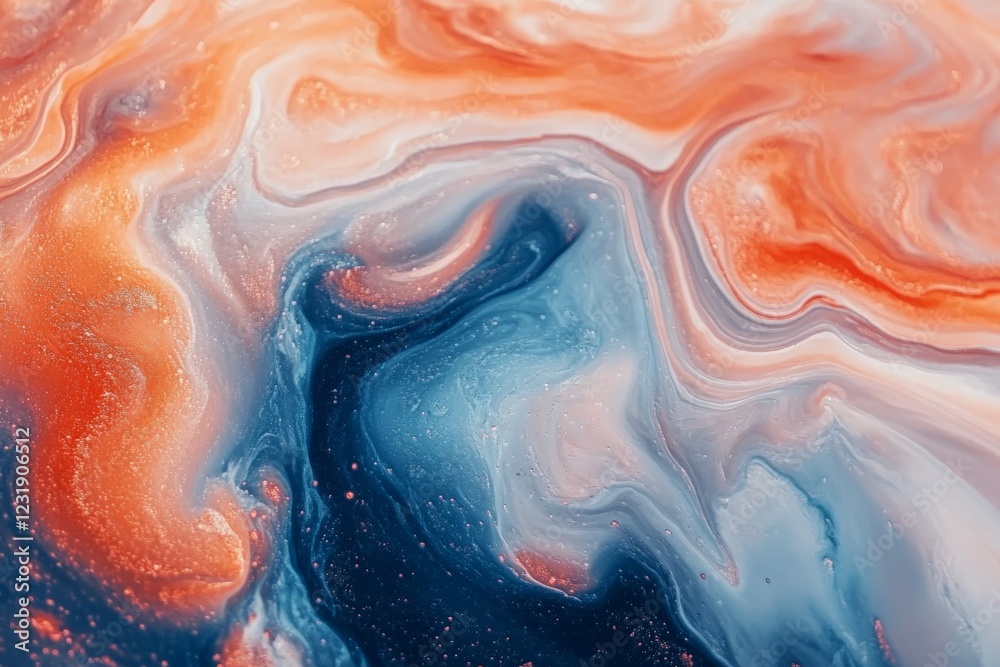 Poster colorful abstract waves swirl together in a vibrant fluid texture creating a stunning visual effect