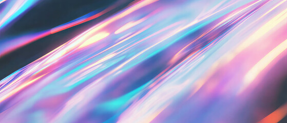 Vibrant neon rectangle overlay glowing against a sleek black background creates modern texture