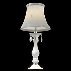 Round Chandelier - Elegant Lighting Fixture Against Black Background	
