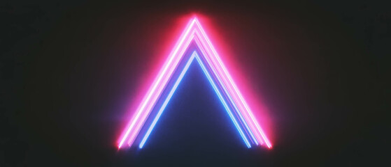 Neon texture with bold colors creating striking contrast against a dark background