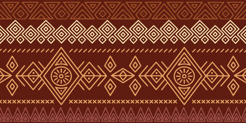Seamless pattern, ethnic background, vector design