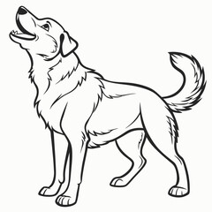 illustration of a dog