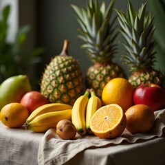 Tropical Paradise A Lush Display of Exotic Fruits