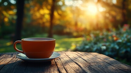 Sunrise Tea Garden Table Relaxation