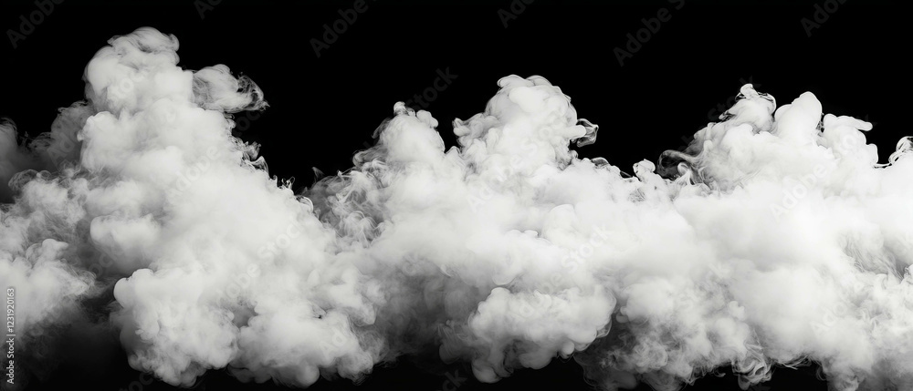 Poster smoke overlay texture with fog machine effect against dark background creating atmospheric depth