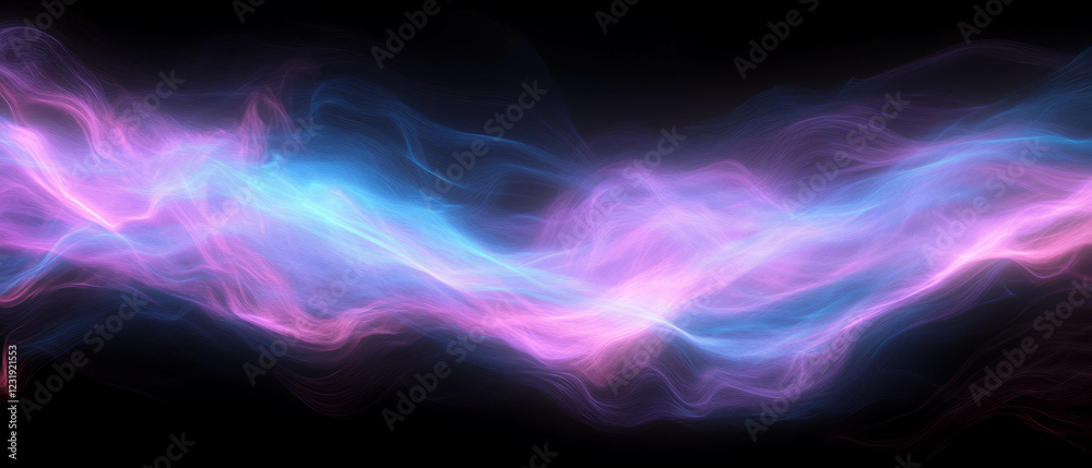 Poster vibrant smoke texture with atmospheric depth creating a mesmerizing effect on a black background
