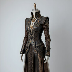 mannequin dressed in blue