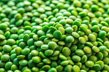 Green Lentils Texture, Uncooked Pulses, Vegan Food Photography, Macro Shot, Healthy Eating, Cooking Ingredients