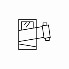 mirror wrap icon sign vector