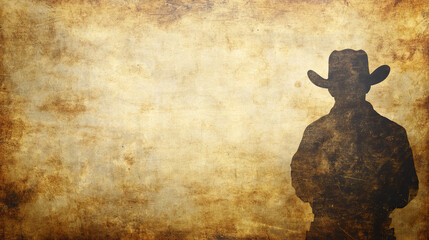 Old western wanted paper poster for reward vector template. Criminal cowboy frame for saloon from sheriff. Grunge distressed parchment with blank photo for bounty notice and search gangster mockup