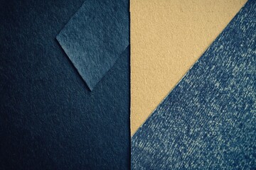 Fototapeta premium A close-up view of a pair of blue jeans with details on the fabric, stitching and texture