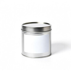 tin can with clipping path