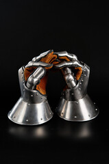 Medieval Knight King Armor Gauntlets Gloves Battle Medieval Crusades Protection