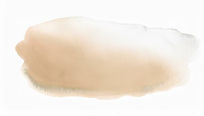 Fototapeta premium watercolor stain on white background isolated; hand drawn abstract texture