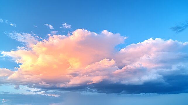 A dramatic sky filled with rolling storm clouds lit by a golden sunset.