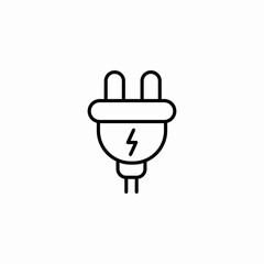 Obraz premium power outlet icon sign vector