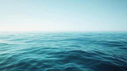 Obraz premium Tranquil Ocean Water Under a Calm Sky