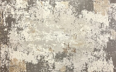 Obraz premium Abstract grunge texture with beige, gray, and white paint splatter.