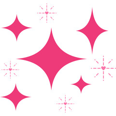 Valentine sparkle decoration