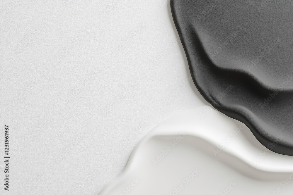 Poster subtle gradient background transitions from black to white, creating depth and simplicity. ideal for