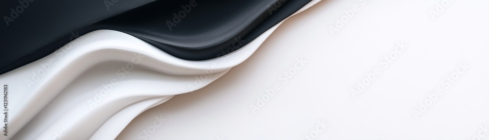 Poster a sophisticated gradient background flows seamlessly from black to white, creating depth and eleganc